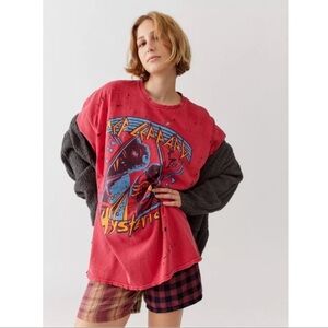 Urban Outfitters Def Leopard Tee